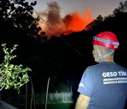 KARAMÜRSEL ORMAN YANGININA TAM DESTEK